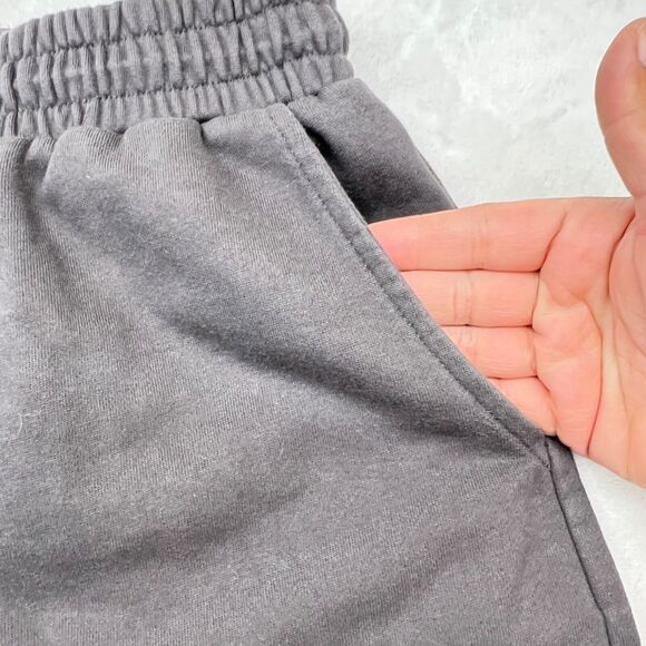 J. Ing Gray Shorts Women's M Lounge Wear Casual Cotton - Picture 4 of 6